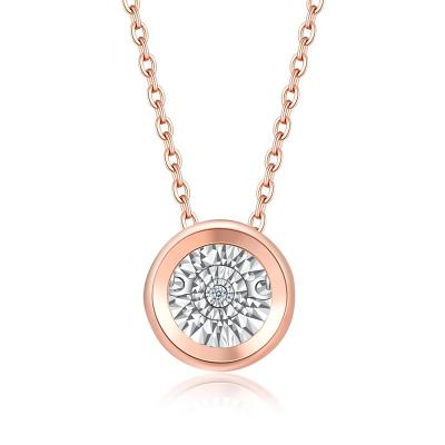 China TRENDY fashion ladies jewelry simple necklace design alloy moissanite pendant for sale