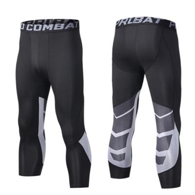 China Newest Anti-Static Design Customized Men Gym Sports Wear Workout Fitness Pants Suite Quick Dry Leggings Tights for sale