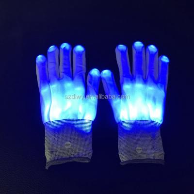 China LED Gloves Halloween Gift LED Party Flashing Gloves For Concert 45814 for sale