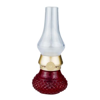 China Hotel DLWY Control Portable Camping Blowing Energy Saving Led Kerosene Lamp for sale