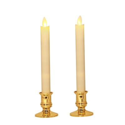 China DLWY Flameless Dancing LED Flameless Plastic Candle LED Simulated Flame Candlestick For Dinner Party for sale