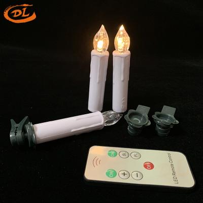 China Remote Control Led Candle LED Candle Flash Remote Control Flash Flameless Christmas Party Decorate for sale