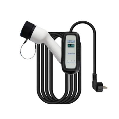 China Wholesale EU Factory Home Use EV Car Charger 3.5kw Electric Car Charger Type - 2 For Home 16A Electro Car Charger With Display Screen for sale