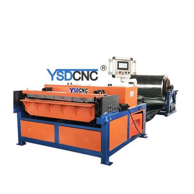 China Easy To Use HVAC Industry Air Condition HVAC Duct Making Machine Automatic Duct Line 3 For Sheet Metal for sale