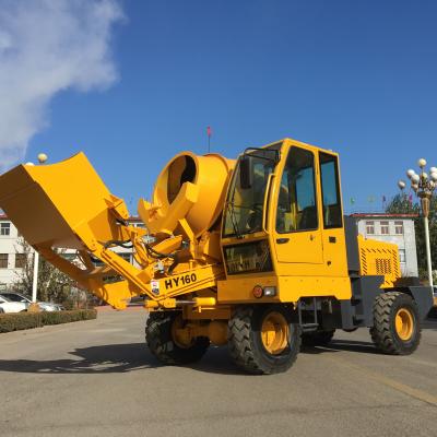 China 1.6cbm mobile automatic concrete mixer for sale factory cheap price 1600L for sale