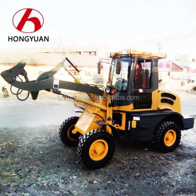 China small garden tractor with front end loader for sale/small garden tractor 0.5CBM for sale