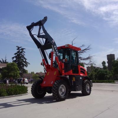 China Agricultural Farms ZL-12 Mini Wheel Loader With Europe CE Certification And Forklift for sale