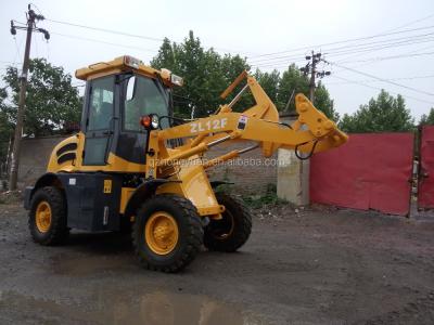 China Mini wheel loader ZL12F with CHANGCHAI 4L68 engine 0.6CBM for sale