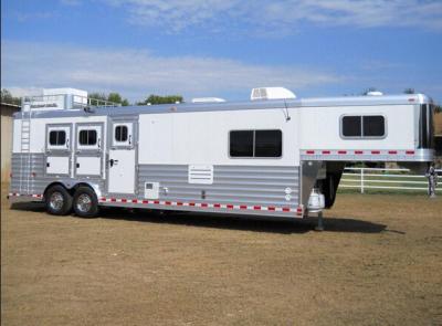 China China gooseneck horse trailer,3 horse angle load horse trailers,horse float for sale for sale