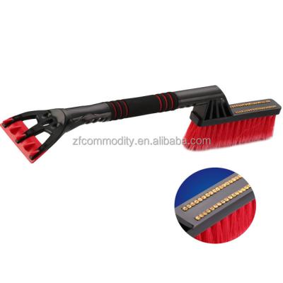 China Hot Sale Car Winter Auto Brush Cheap Car Ice Snow Scraper Windshield Snow Brush With Cover Brush For Auto Windshield Removal ZF4017 for sale