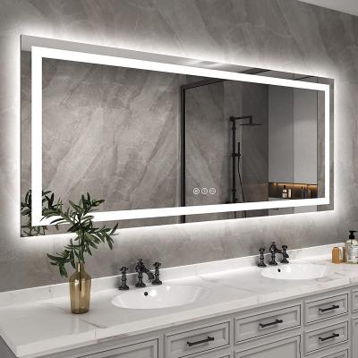 China Bright current products in the USA High quality LED reflect premium materials and finishes multi size bathroom fog light mirror for sale