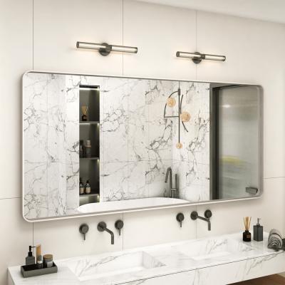 China high clear reflection & No Deformations High Quality Led Smart Modern Wall Lighted Shower Mirror Hotel Bathroom Mirror Wall Hanging Rectangle Large Full for sale