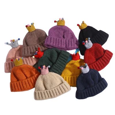 China 2021 JOINT Winter Hats For New Woman Kids Beanies Knitted Solid Beanie Caps for sale