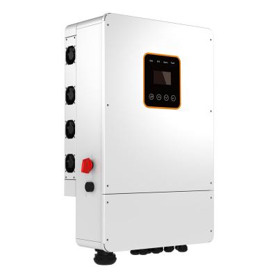 China 5kw 8kw 48V IP65 single phase and support parallel all in one hybrid solar power inverter system 430mm*220mm*710mm for sale