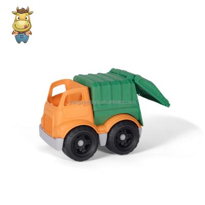 China PP+Wheat Straw High Quality Wheat Straw Cartoon Multifunctional Monster Plastic Construction Car Truck Toys for sale