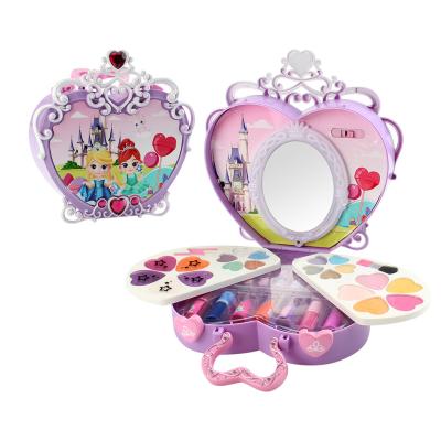 China Fashion Girl Cosmetics Pretend Makeup Set Plastic Children Make Up Toy Set 24*1.5*24CM for sale