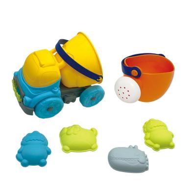 China Toy Beach Toy Set Includes Models, Toy Cars, Biodegradable Outdoor Colorful Animals Buckets And Shovel 28*16*22CM for sale