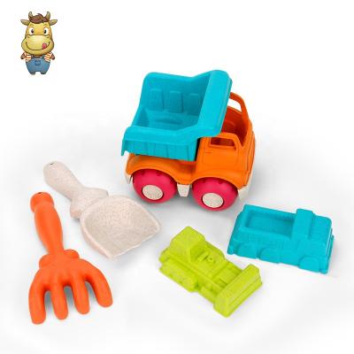 China Colorful Mini Cute Baby Beach Toy Car Beach Shovel Car Model Toy 37*13*27CM for sale