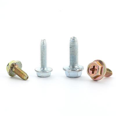 China Stainless Steel Stainless Steel Trolley Hex Flange Bolt With Nut Pattern M Head for sale