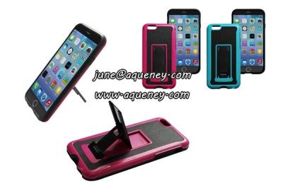 China Hot Iphone6 mobile phone case with holder, mobile phone case cover with phone stand for sale