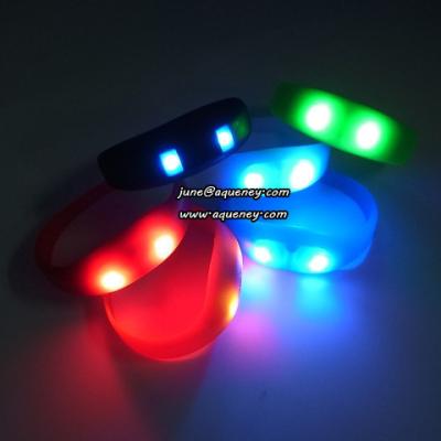 China Cheap Silicone led wristband vibrating, A Concert Must-Have - LED Wristbands for sale