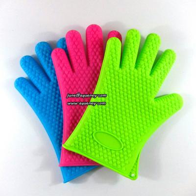 China Durable kitchen five fingers silicone glove LOW MOQ and cheap price for sale