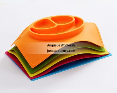 China Wholesale silicone plate with FDA certification, various color, sample order accept for sale