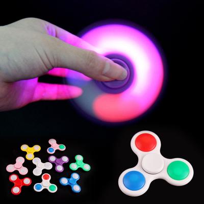 China NEW LED fidget spinner 608 hybrid Ceramic Bearing hand spinner toy spinner fidget,Various color with LED for sale