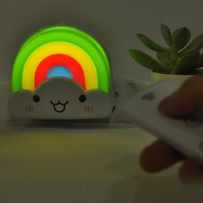 China Baby night light, fancy night lights, LED decorative rainbow night light for sale