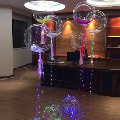 China Hot sell party decoration bobo balloon light halloween wedding led light up balloons for sale