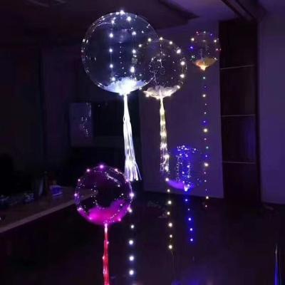 China New hot party decoration bobo balloon light halloween wedding led light up balloons for sale