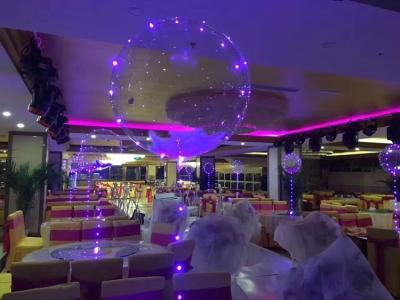 China Hot sell transparent led balloons light bobo balloon for birthday christmas wedding party for sale