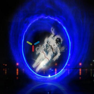 China Outdoor Water Screen Laser Film 15M 30M 45M 3D Water Film 316Material Water Screen Laser Film With Projector for sale