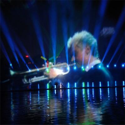 China Water Screen Film Laser Show Small Scale 10m 5m Water Screen Laser Film With Projection for sale