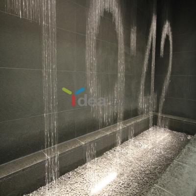 China Easy Setup and Control Indoor Swimming Pool Water Curtain Programmable Digital Graphic Digital Fountain with Music and Text for sale