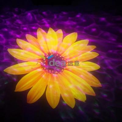 China Square Portable Interactive Water Wave Led Logo Laser Projector Light for sale