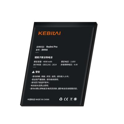 China electronic products KEBITAI top selling mobile phone lithium battery for redmi pro android phone lithium battery for redmi xiaomi for sale