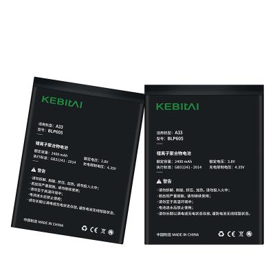 China Electronic Chinese products KEBITAI mobile phone lithium battery for oppo a33 Android top selling mobile phone lithium battery for oppo for sale