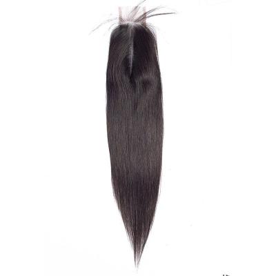 China LINDAL Straight 12 14 16 18 20 Inches 2x6 Lace Front Cheap Peruvian Wholesale Remy Human Hair Straight With Closure for sale