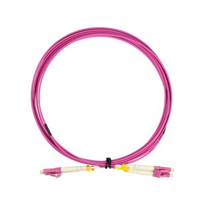 China CATV/FTTP/Net EPON Mutimode 50/125um OM4 Simplex Duplex Patch Cord With LC APC Conector For Central Office for sale