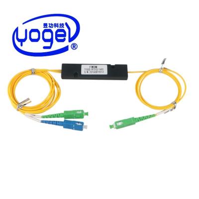 China FTTH FTTB FTTX Network Yogel ABS BOX 1310nm 1490nm 1550nm Optical Filter fwdm Fiber Optic Splitter for sale