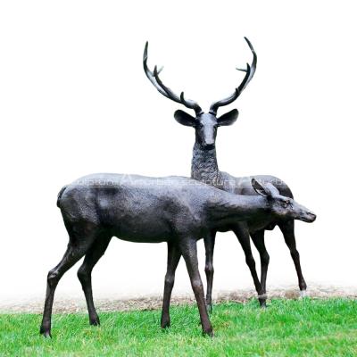 China Europe Garden Deer Statues Outdoor Decoration Manufacturers Custom Deer Statue for sale