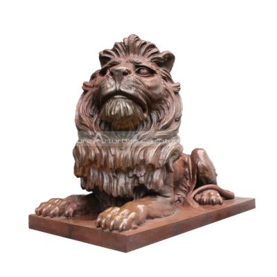 China Europe main entrance lion statues for garden decoration factory supply main entrance lion statues for sale