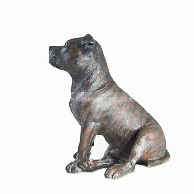 China Life Size Europe Dog Statue For Garden Outdoor Bronze Animal Sculpture Decorative Dog Statue for sale