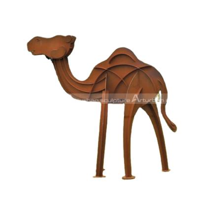 China Europe camel garden animal outdoor metal cast life size bronze camel animal sculpture large camel statue for sale