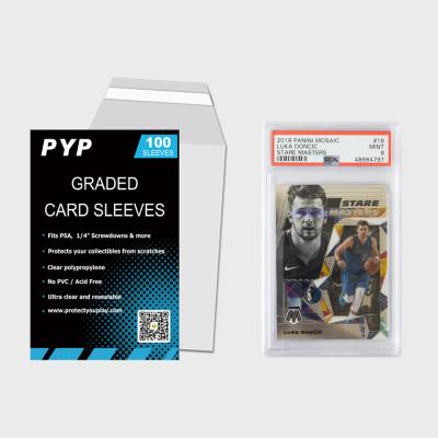 China Customizable Rating Card Sleeves Premium PSA Sleeves Perfect Fit PSA Slab PSA Rated Card Pro Ultra High Sleeve for sale