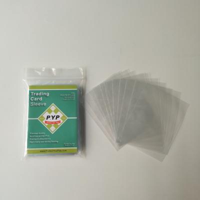 China Poly Security Clear Collection Card Sleeve for sale