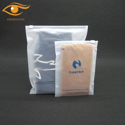 China Best seller recyclable ziplock plastic bag for sock ziplock bag small EVA frosted zipper bag for hooides for sale