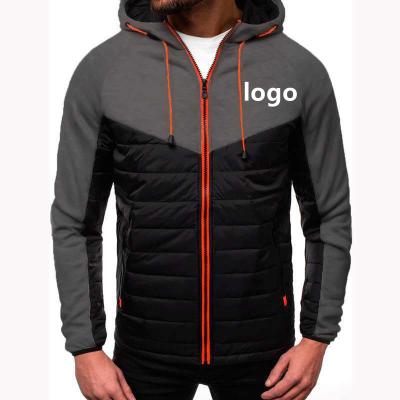 China 2020 QUICK DRY High Quality Long Sleeve Zipper Sports Wear Hoody Polyester Padded Hoodies Mens for sale