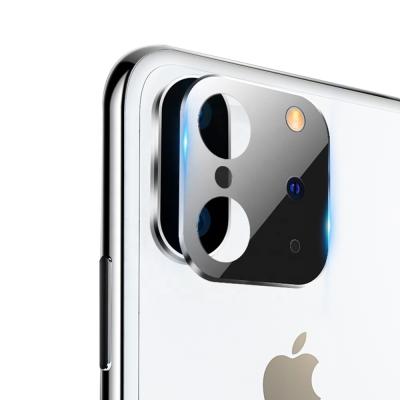 China Anti-fingerprint For iPhone X xs Instantly Changes To For iPhone 11 Pro Metal Camera Lens Protector for sale